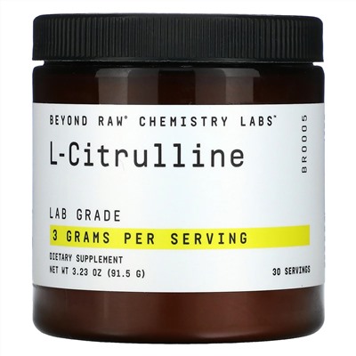 GNC, Chemistry Labs, L-Citrulline, 3.23 oz (91.5 g)