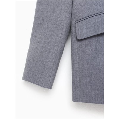 Пиджак женский с разрезом на спине MIST, размер 48-50, серый