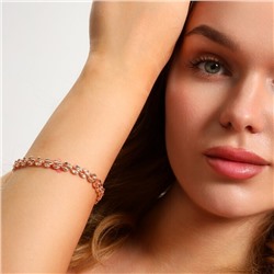 Браслет на руку ювелирной бижутерии коллекция "Дубай", покрытие позолота, арт.213.965