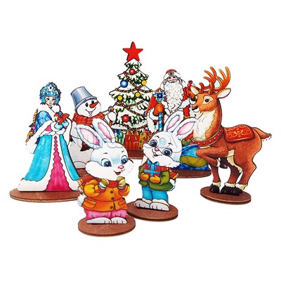 Мир русских сказок. Набор фигурок "Новогодний хоровод"