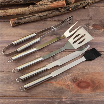 Подарочный набор для барбекю «Всегда готов»: 5 предметов