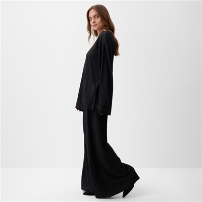 Костюм женский (блуза, брюки) MIST Classic collection, размер 40-42, чёрный