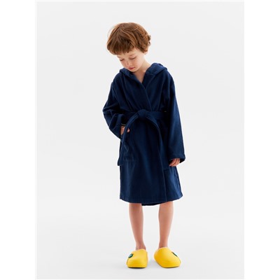 Халат махровый детский «Этель. Любимый сыночек», размер 32, синий