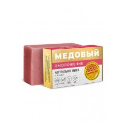 Натуральное мыло Медовое Омоложение с Розой