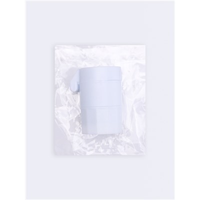 Таблетница с таблеторезкой, d = 4×6.5 см, цвет белый