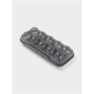 Контейнер для хранения яиц IDEA, 10 ячеек, 26.5×11.5×7 см, пластик, МИКС