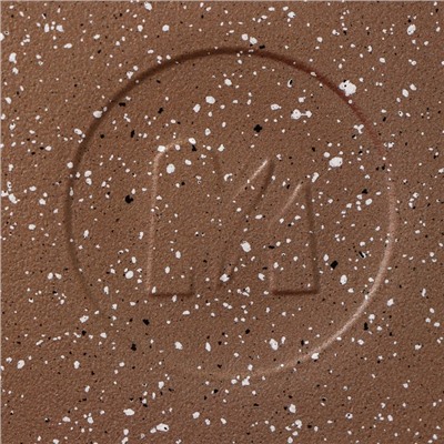 Сковорода Мечта «Гранит Brown», d=30 см, съёмная ручка, стеклянная крышка, антипригарное покрытие, литой алюминий, коричневая