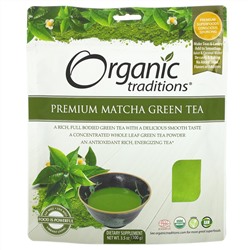 Organic Traditions, Premium Matcha Green Tea, 3.5 oz (100 g)