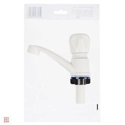 Монокран для умывальника, пластик, белый