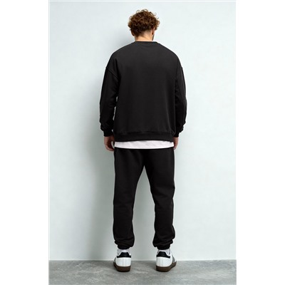 Мужской костюм оверсайз из футера трехнитки Happyfox