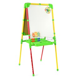 Мольберт «Доска знаний» двусторонний (желто-красный)