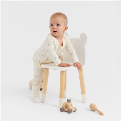 Лонгслив детский MINAKU, рост 68-74 см, молочный