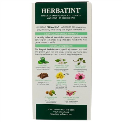 Herbatint, Permanent Haircolor Gel, 7D, Golden Blonde, 4.56 fl oz (135 ml)
