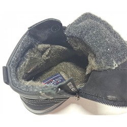 62183 черн Ботинки зима для мальчиков (32-37)/6