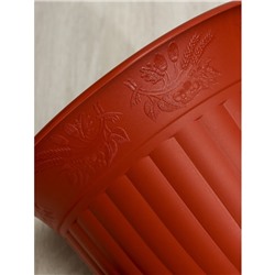 Горшок для цветов «Венеция», 10 л, пластиковый, коричневый