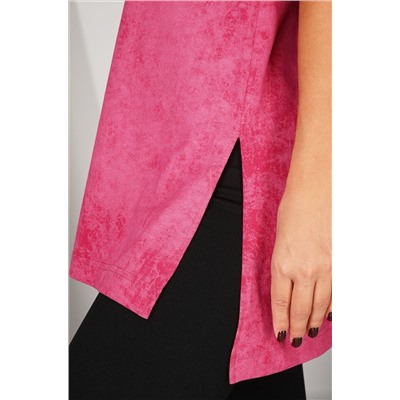 Женская удлиненная футболка с разрезами Happyfox