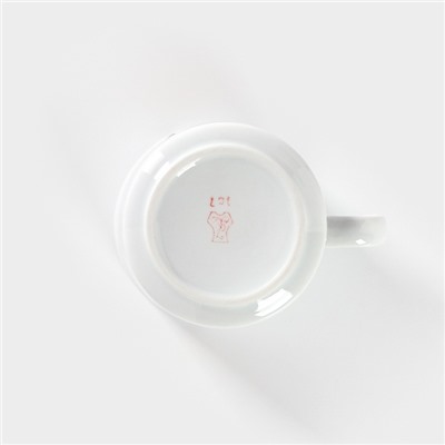 Кружка детская Добрушский завод «Пчёлы», 200 мл, фарфор, белая, рисунок МИКС