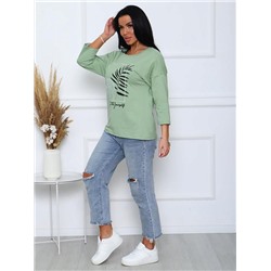 Футболка "Сильвана" (Оливковый)