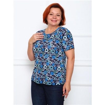 Футболка "Оранжерея" (Голубой)