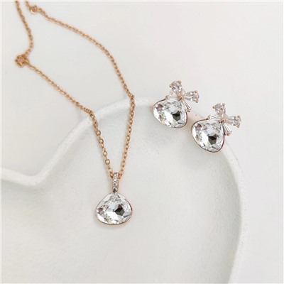 Комплект с кристаллами Swarovski