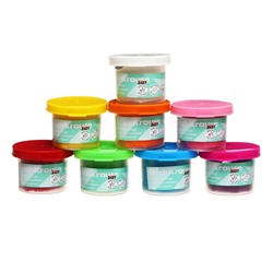 Тесто для лепки ErichKrause Baby, 8 цветов по 35 г, с алоэ вера