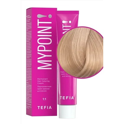 TEFIA Mypoint 10.85 Перманентная крем-краска для волос / Экстра светлый блондин коричнево-красный, 60 мл KRISTALLER, 1123802