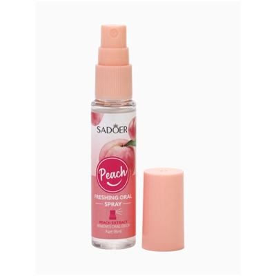Освежитель дыхания Sadoer со вкусом персика, 18 мл