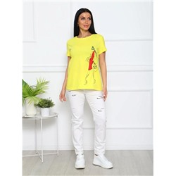 Футболка "Ледис" (Желтый)