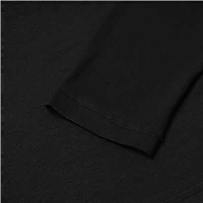 Лонгслив женский MINAKU: Casual Collection, чёрный, размер 44