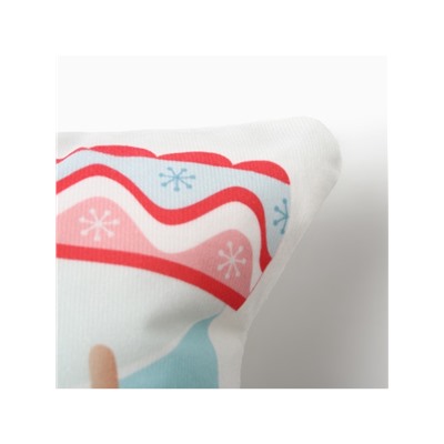 Подушка декоративная новогодняя «Этель. Олененок» 30×30 см