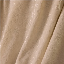 Плед «Этель. Серебряные снежинки», 150×200 см, корал-флис