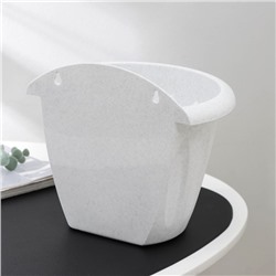 Кашпо для цветов настенное Martika «Фелиция», 3.4 л, d=24 см, пластик, белое