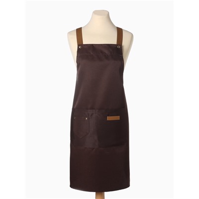 Фартук Этель, коричневый, 69×74 см,100% п/э