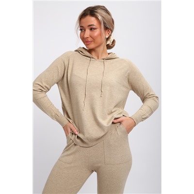 Костюм вязаный теплый с брюками и кофтой #6