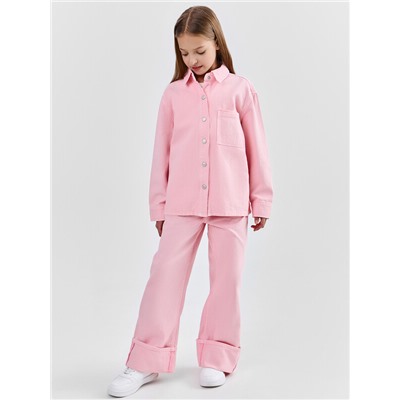 РУБАШКА ДЖИНСОВАЯ ДЛЯ ДЕВОЧЕК 2026-1DJG1002-9p