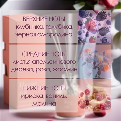 Диффузор ароматический Hygge #8 Ягодный щербет, 100 мл