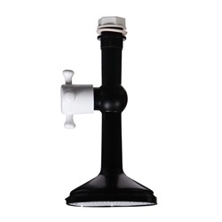 Насадка - лейка для бака, пластиковая, чёрная