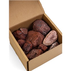 Камни для бани «Яшма сургучная», 10 кг, галтованные, фракция 7-12 см