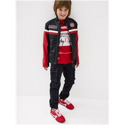 Брюки текстильные джинсовые для мальчиков