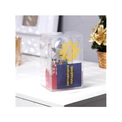 Светодиодная фигура под куполом «Оленёнок» 6×9.5×6 см, дерево, батарейки LR1130×3 (в комплекте), свечение тёплое белое