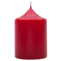 Свеча бочонок 40*60 бордовый