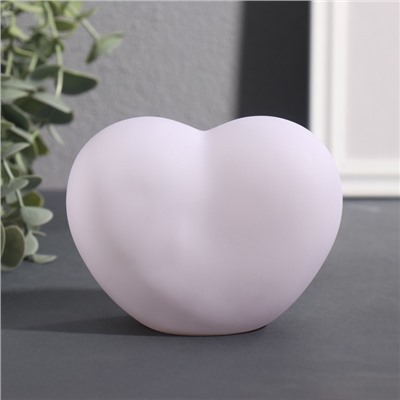 Фигурка светящаяся RISALUX «Сердце. Ураган», LED-ночник, 3хLR44, 8×11×7 см