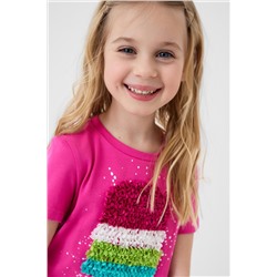 Фуфайка трикотажная для девочек (футболка) PLAYTODAY, 1240301