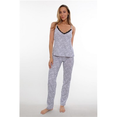 Пижама 88011 (Белый_черный)