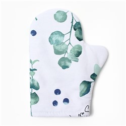 Варежка-прихватка «Этель» Eucalyptus 20×27 см,100% хлопок, саржа 190 г/м²