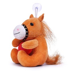 Мягкая игрушка "Лошадка" с сердцем 11 см.