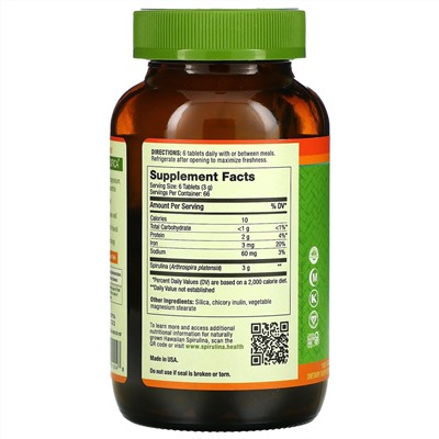 Nutrex Hawaii, Pure Hawaiian Spirulina, 400 таблеток