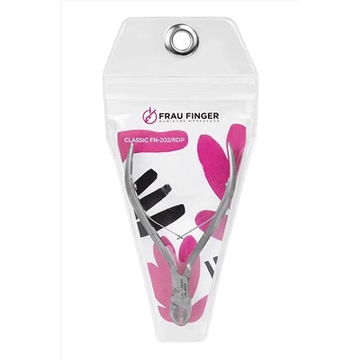 Frau Finger Кусачки маникюрные для кутикулы / Classic FN-202/8DP, двойная пружина, ручная заточка, 7 мм KRISTALLER, 1110266