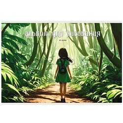 Альбом для рисования 40л. "Прогулка в лесу" скрепка