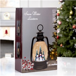 Фигура светодиодная «Ночные огни», 27.9×15.7×7.6 см, музыка, батарейки ААх3 (не в комплекте), USB, свечение тёплое белое